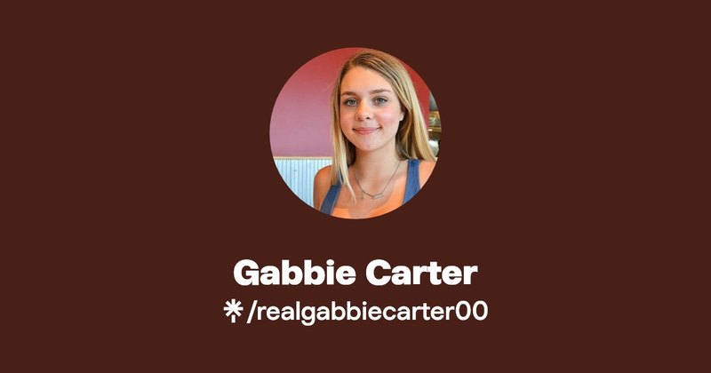 Gabbie Carter — what she looks like